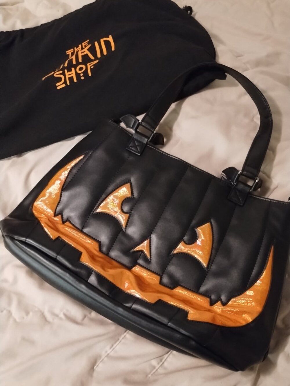 Halloween Jack-O'-Lantern Pumpkin Handbag